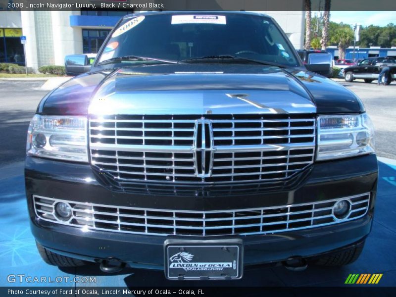 Black / Charcoal Black 2008 Lincoln Navigator Luxury