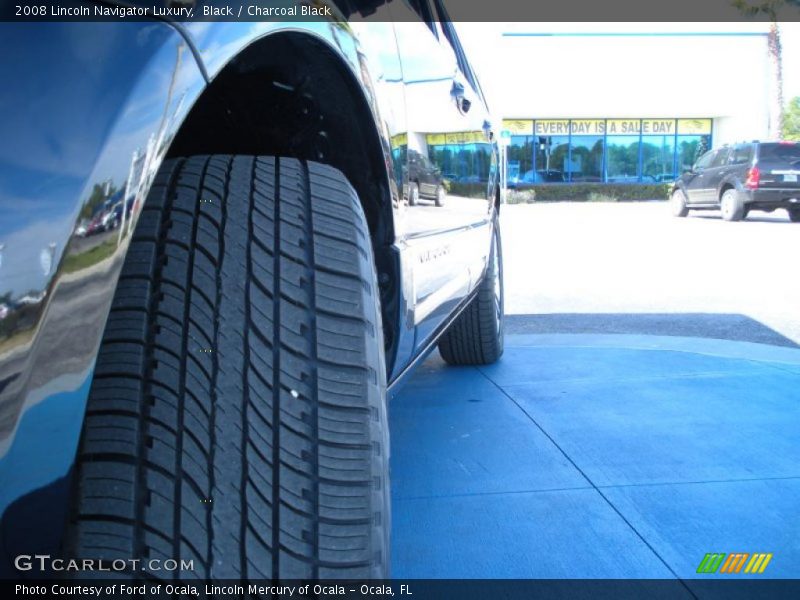 Black / Charcoal Black 2008 Lincoln Navigator Luxury