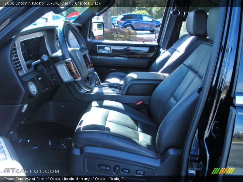 Black / Charcoal Black 2008 Lincoln Navigator Luxury