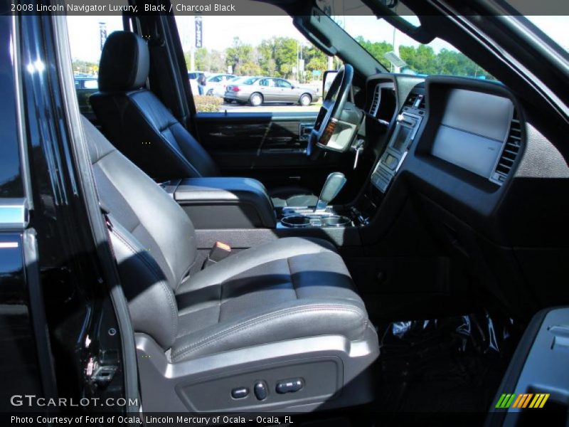 Black / Charcoal Black 2008 Lincoln Navigator Luxury