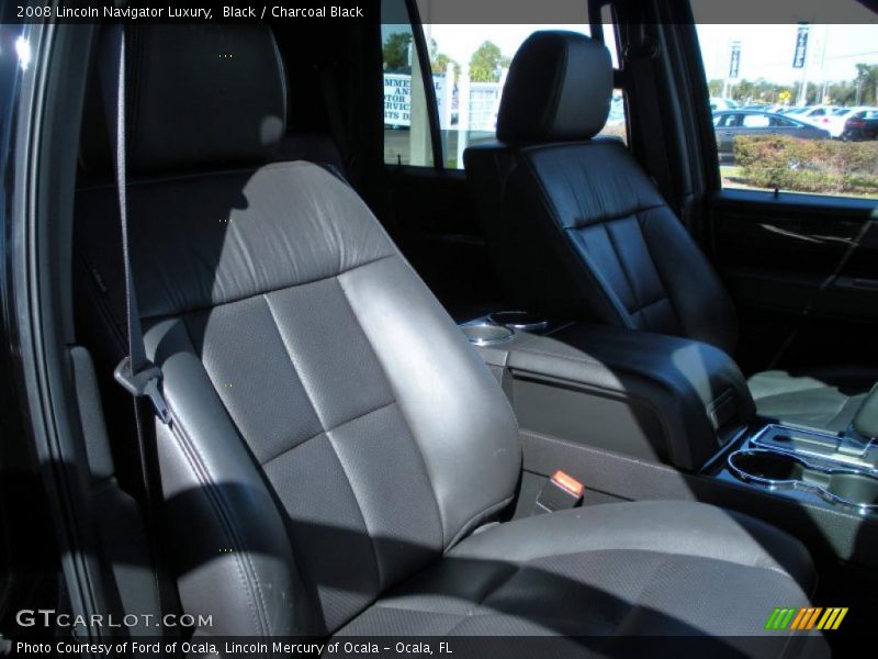 Black / Charcoal Black 2008 Lincoln Navigator Luxury