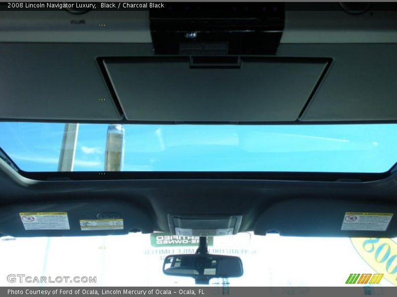 Black / Charcoal Black 2008 Lincoln Navigator Luxury