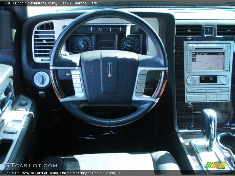 Black / Charcoal Black 2008 Lincoln Navigator Luxury