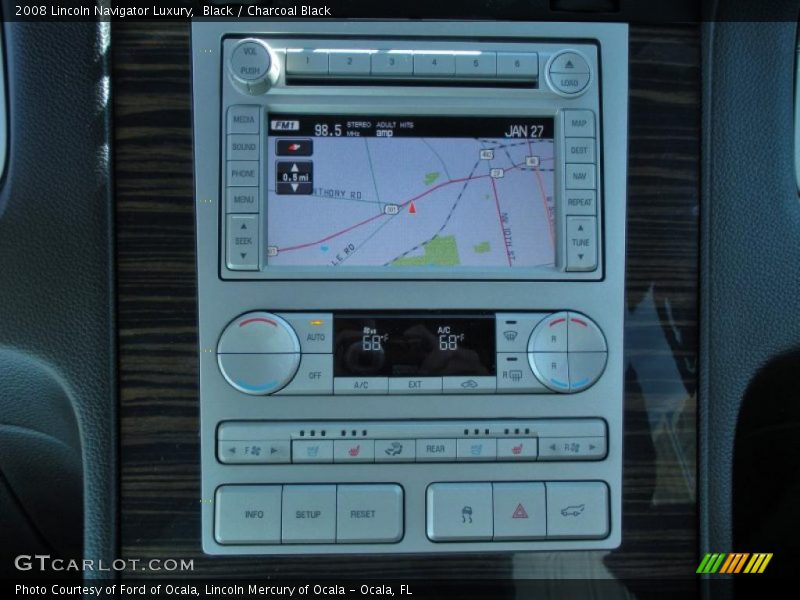 Black / Charcoal Black 2008 Lincoln Navigator Luxury