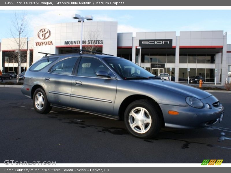 Graphite Blue Metallic / Medium Graphite 1999 Ford Taurus SE Wagon