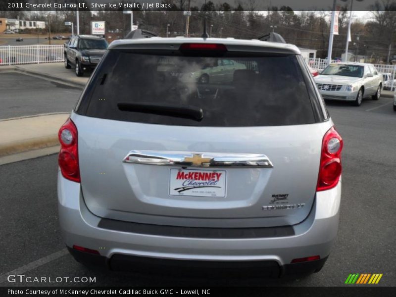Silver Ice Metallic / Jet Black 2011 Chevrolet Equinox LT