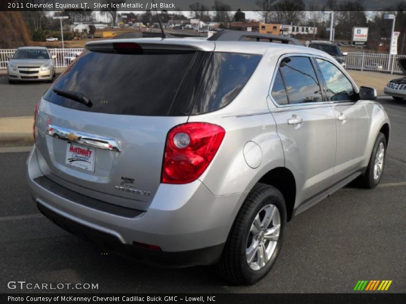 Silver Ice Metallic / Jet Black 2011 Chevrolet Equinox LT
