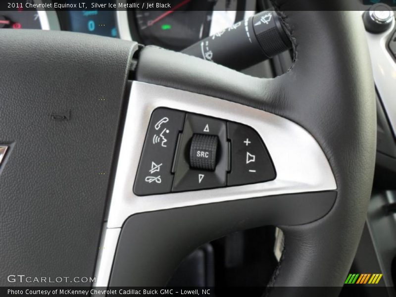 Silver Ice Metallic / Jet Black 2011 Chevrolet Equinox LT