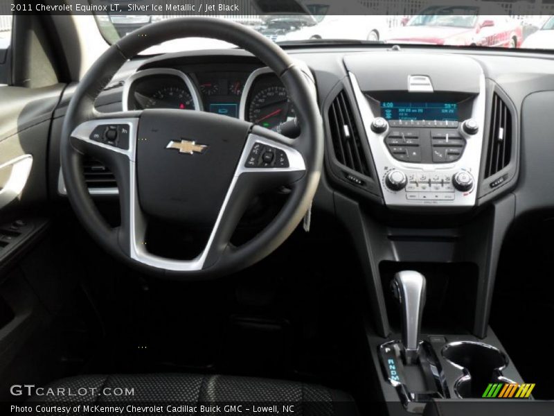 Silver Ice Metallic / Jet Black 2011 Chevrolet Equinox LT
