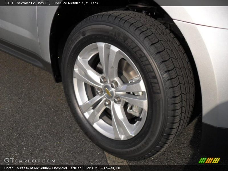 Silver Ice Metallic / Jet Black 2011 Chevrolet Equinox LT
