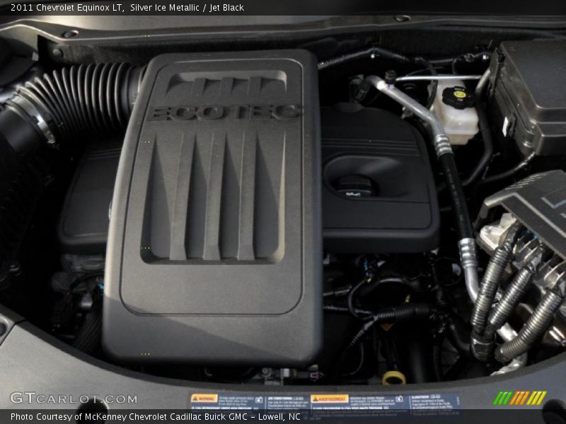 Silver Ice Metallic / Jet Black 2011 Chevrolet Equinox LT