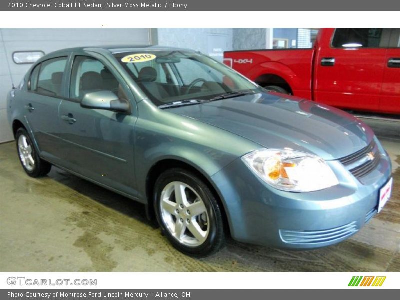 Silver Moss Metallic / Ebony 2010 Chevrolet Cobalt LT Sedan