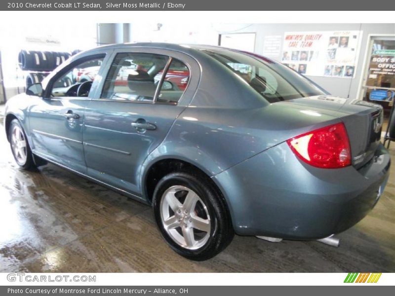 Silver Moss Metallic / Ebony 2010 Chevrolet Cobalt LT Sedan