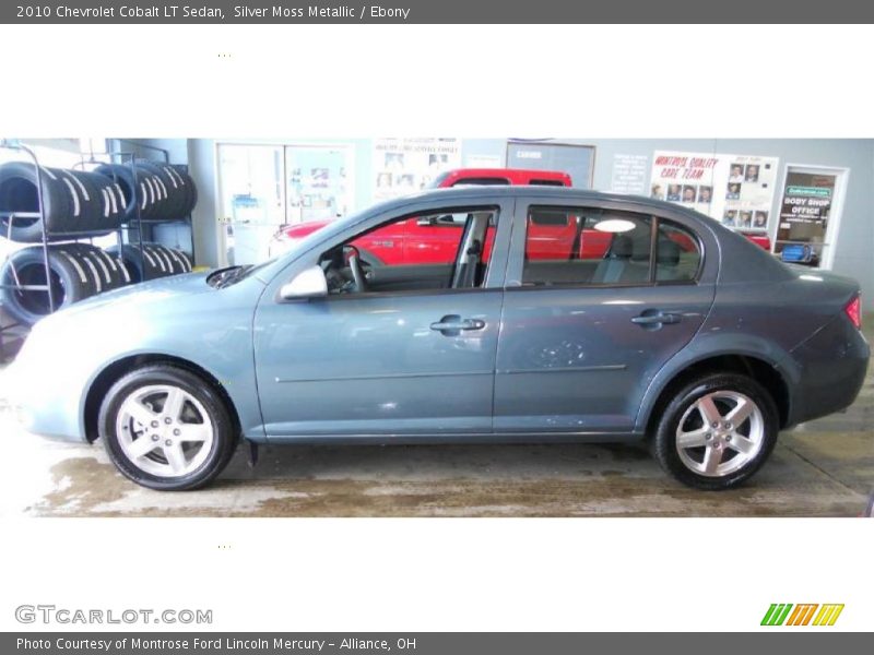 Silver Moss Metallic / Ebony 2010 Chevrolet Cobalt LT Sedan