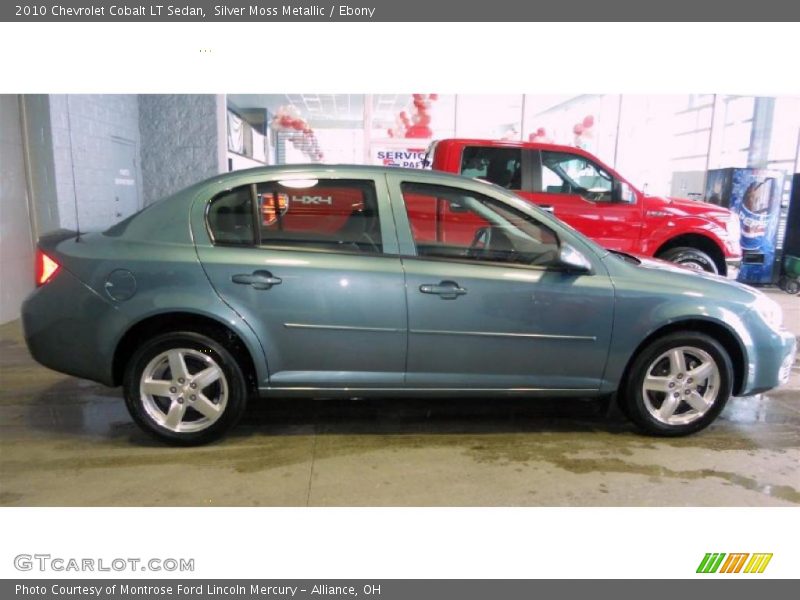 Silver Moss Metallic / Ebony 2010 Chevrolet Cobalt LT Sedan