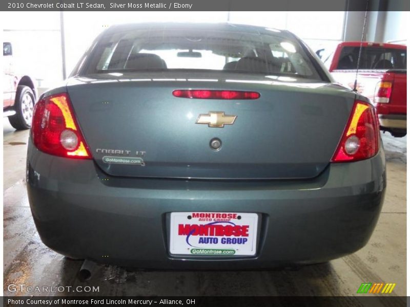 Silver Moss Metallic / Ebony 2010 Chevrolet Cobalt LT Sedan