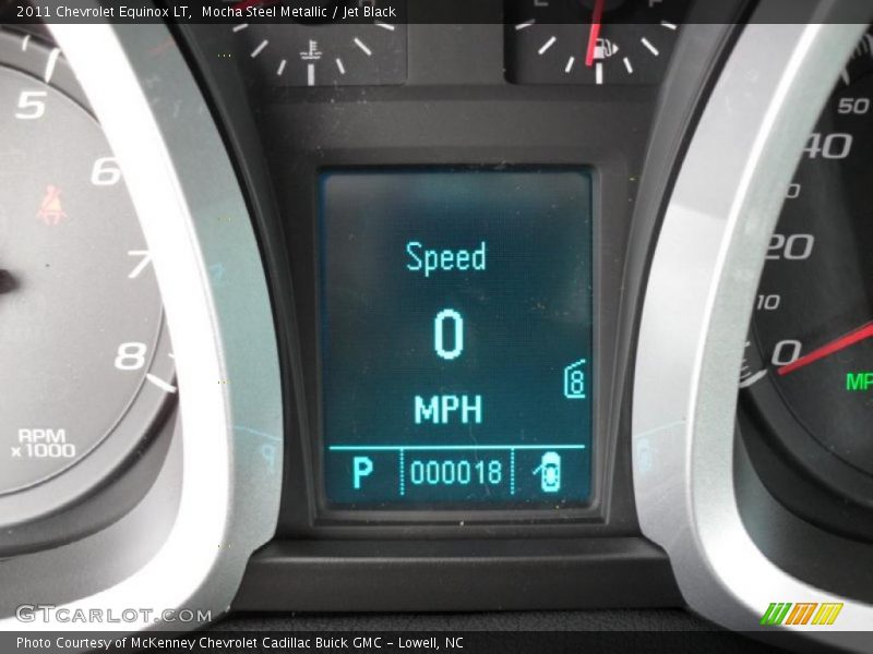Mocha Steel Metallic / Jet Black 2011 Chevrolet Equinox LT
