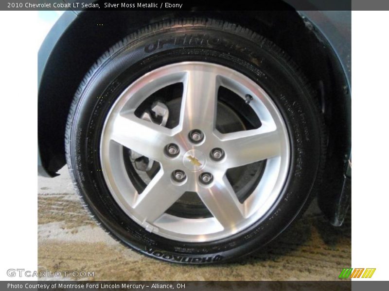 Silver Moss Metallic / Ebony 2010 Chevrolet Cobalt LT Sedan