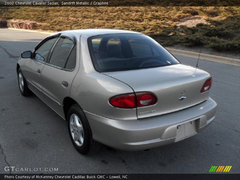 Sandrift Metallic / Graphite 2002 Chevrolet Cavalier Sedan