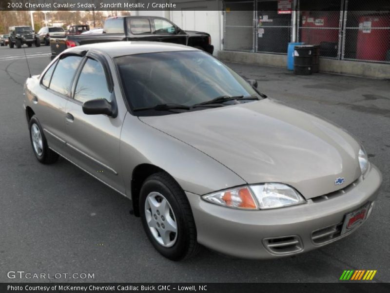 Front 3/4 View of 2002 Cavalier Sedan