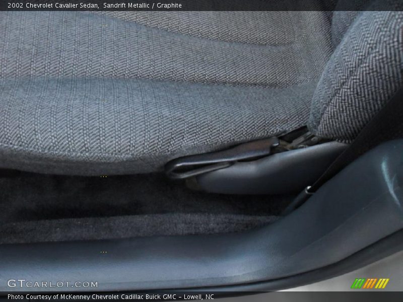 Sandrift Metallic / Graphite 2002 Chevrolet Cavalier Sedan