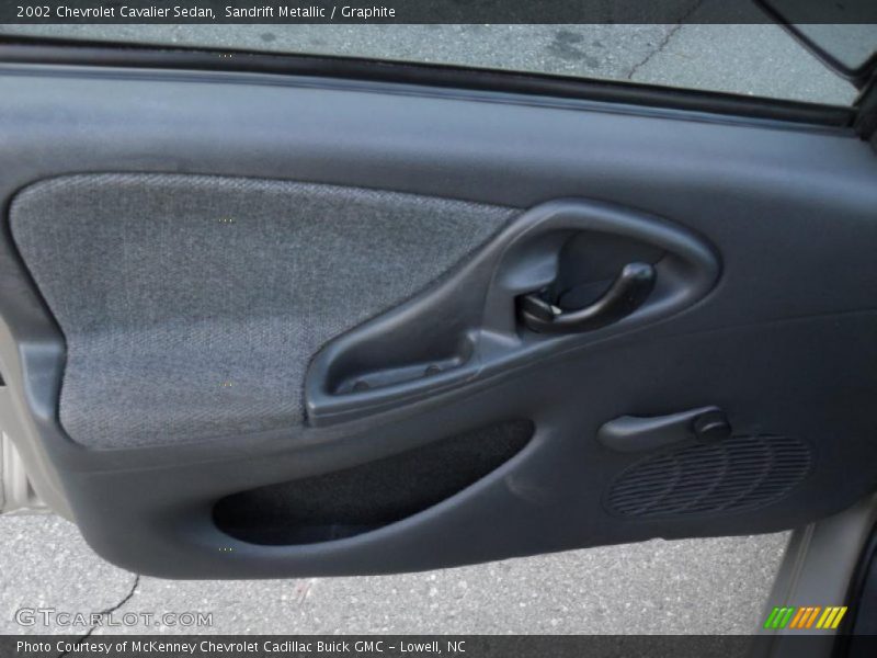 Sandrift Metallic / Graphite 2002 Chevrolet Cavalier Sedan