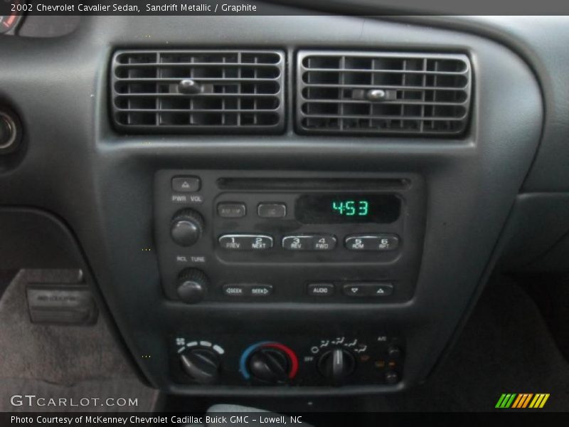 Sandrift Metallic / Graphite 2002 Chevrolet Cavalier Sedan
