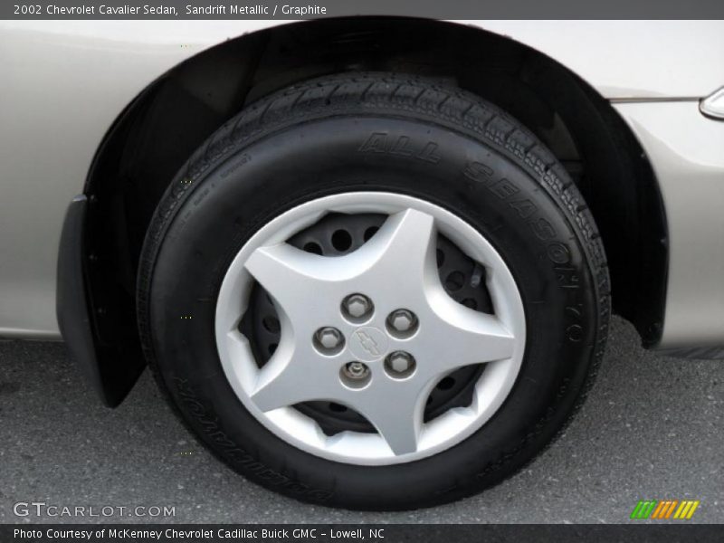 Sandrift Metallic / Graphite 2002 Chevrolet Cavalier Sedan