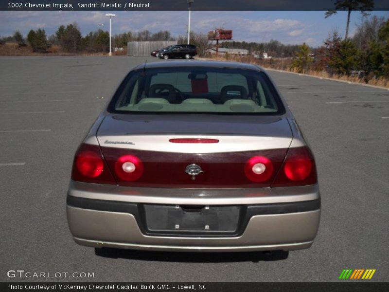Sandrift Metallic / Neutral 2002 Chevrolet Impala