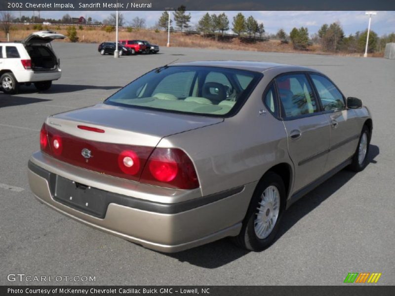 Sandrift Metallic / Neutral 2002 Chevrolet Impala