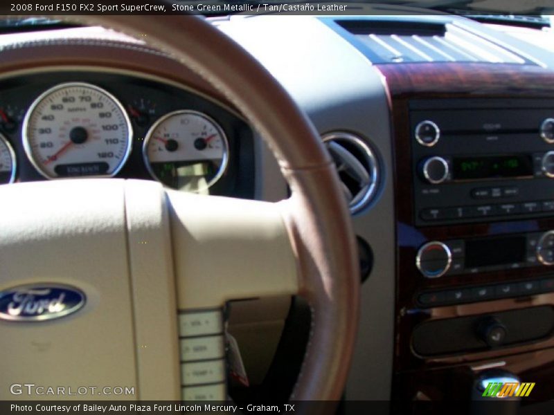 Stone Green Metallic / Tan/Castaño Leather 2008 Ford F150 FX2 Sport SuperCrew