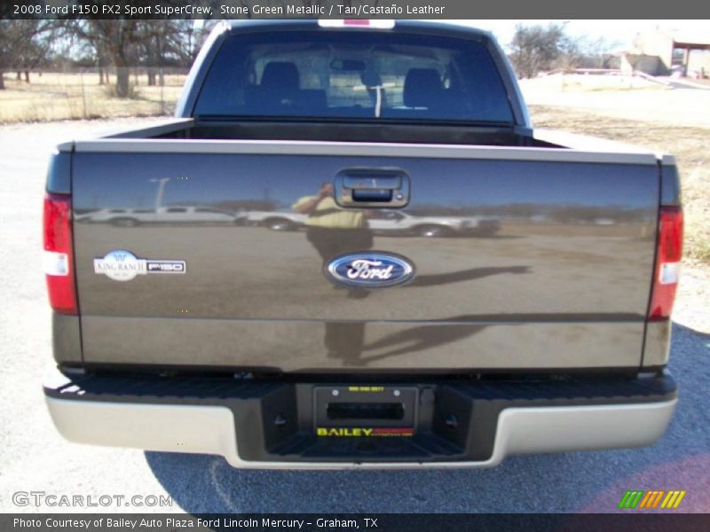 Stone Green Metallic / Tan/Castaño Leather 2008 Ford F150 FX2 Sport SuperCrew