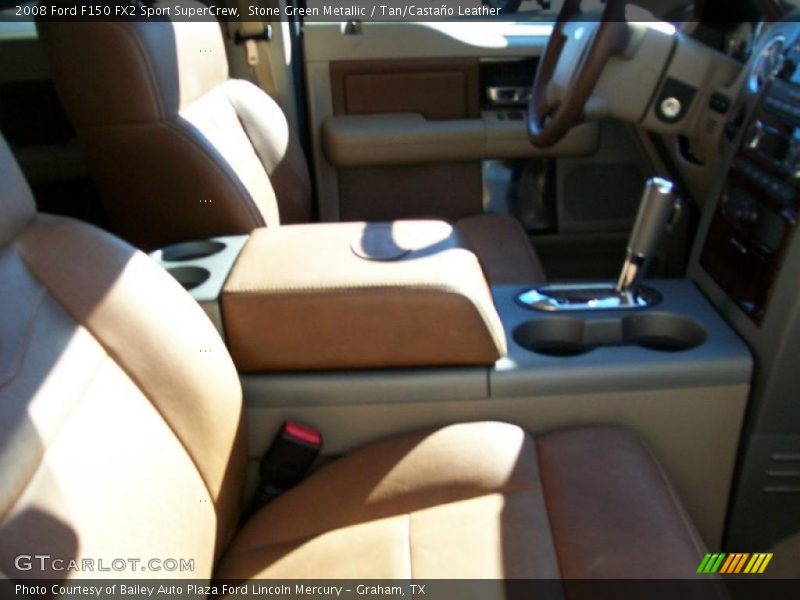 Stone Green Metallic / Tan/Castaño Leather 2008 Ford F150 FX2 Sport SuperCrew