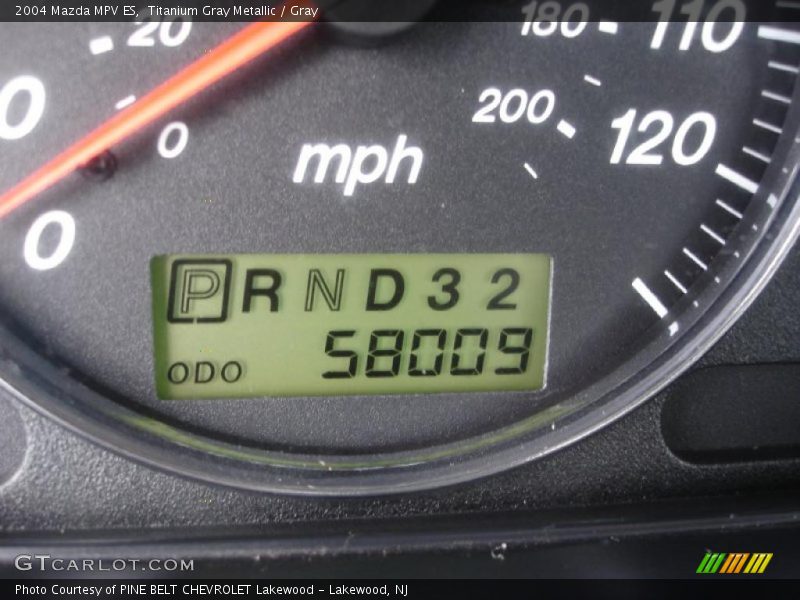 Titanium Gray Metallic / Gray 2004 Mazda MPV ES