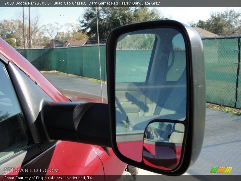 Dark Garnet Red Pearl / Dark Slate Gray 2003 Dodge Ram 3500 ST Quad Cab Chassis