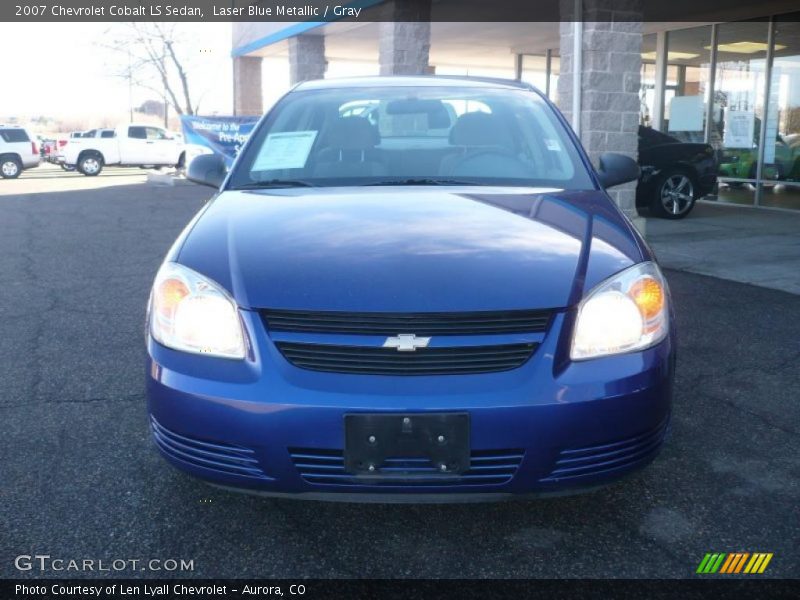 Laser Blue Metallic / Gray 2007 Chevrolet Cobalt LS Sedan