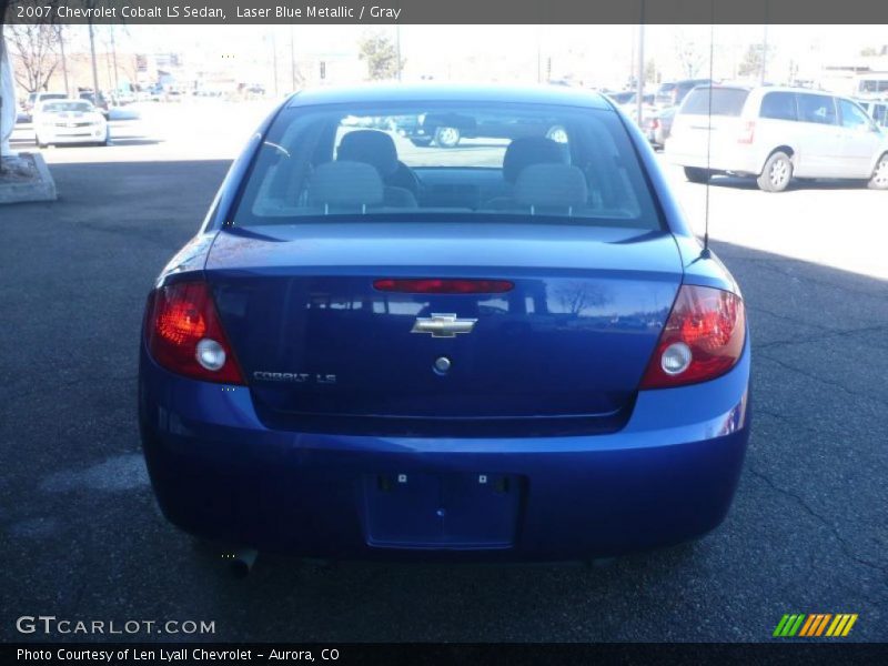 Laser Blue Metallic / Gray 2007 Chevrolet Cobalt LS Sedan