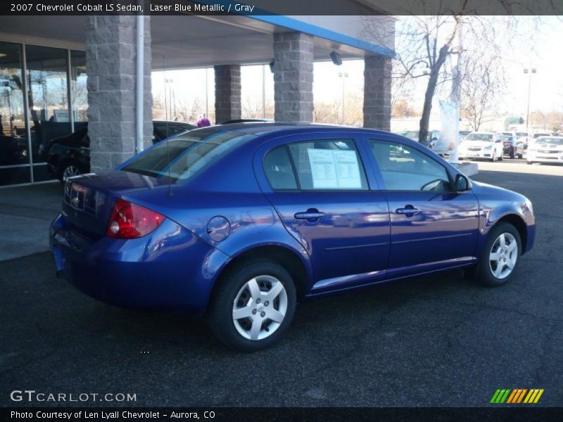 Laser Blue Metallic / Gray 2007 Chevrolet Cobalt LS Sedan