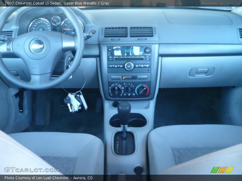 Laser Blue Metallic / Gray 2007 Chevrolet Cobalt LS Sedan