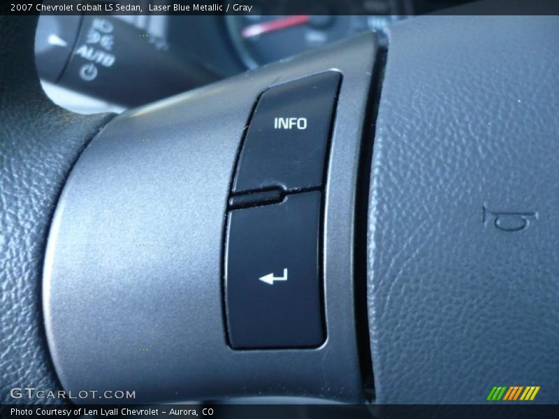Laser Blue Metallic / Gray 2007 Chevrolet Cobalt LS Sedan