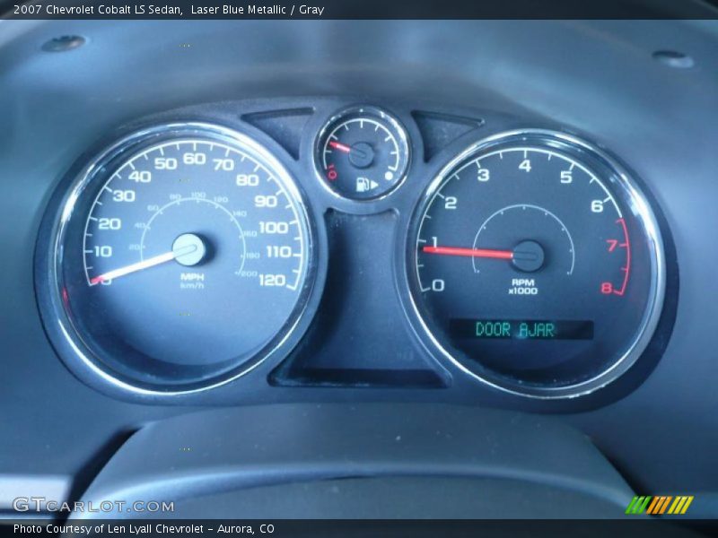 Laser Blue Metallic / Gray 2007 Chevrolet Cobalt LS Sedan