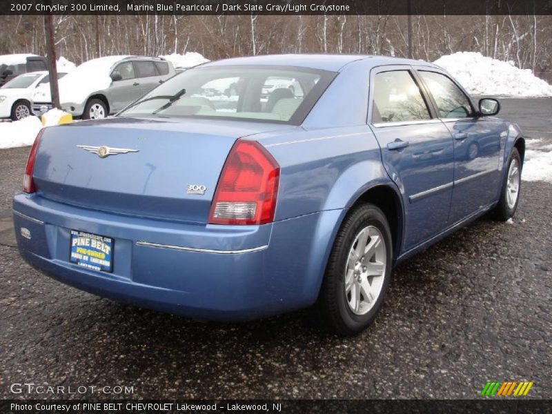 Marine Blue Pearlcoat / Dark Slate Gray/Light Graystone 2007 Chrysler 300 Limited