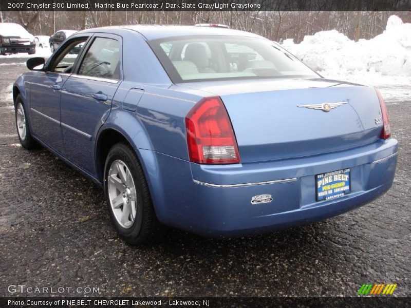 Marine Blue Pearlcoat / Dark Slate Gray/Light Graystone 2007 Chrysler 300 Limited