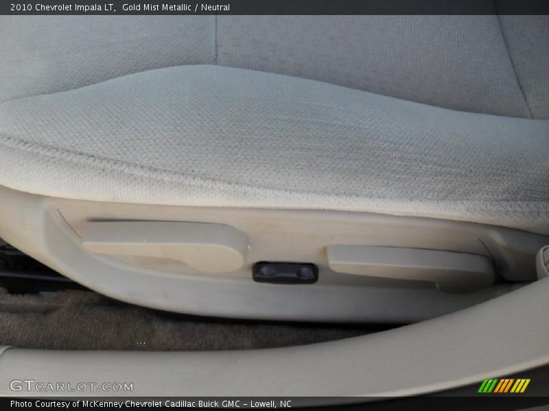 Gold Mist Metallic / Neutral 2010 Chevrolet Impala LT