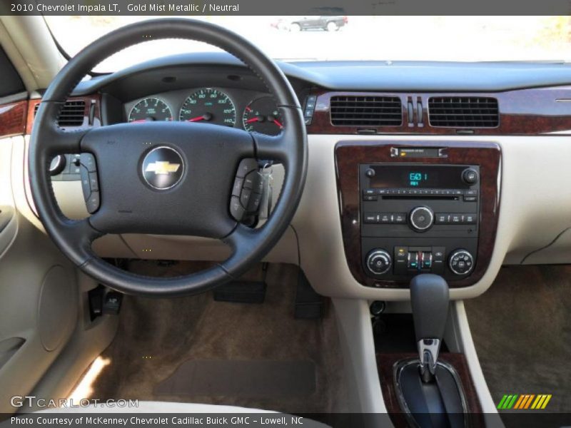 Gold Mist Metallic / Neutral 2010 Chevrolet Impala LT