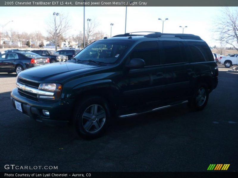 Emerald Jewel Green Metallic / Light Gray 2005 Chevrolet TrailBlazer EXT LS 4x4