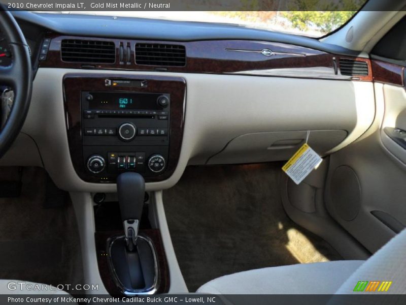 Gold Mist Metallic / Neutral 2010 Chevrolet Impala LT