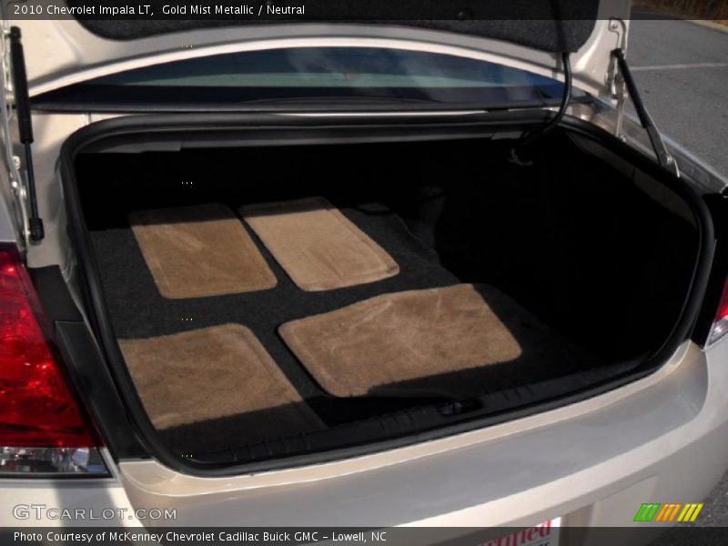 Gold Mist Metallic / Neutral 2010 Chevrolet Impala LT
