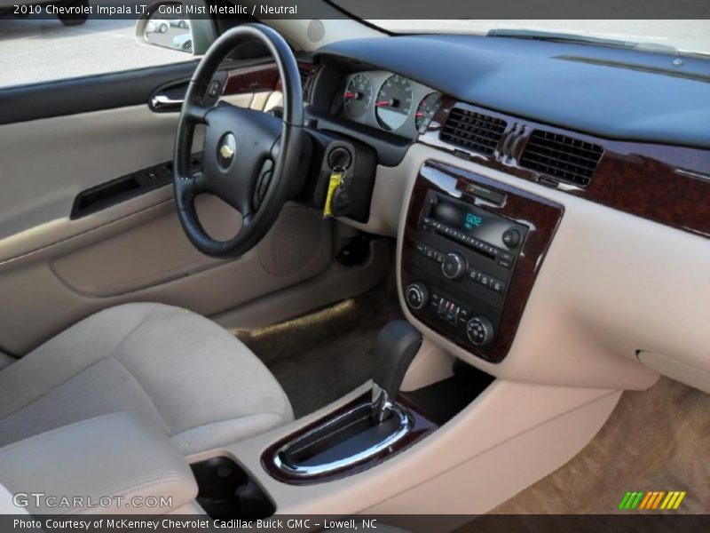 Gold Mist Metallic / Neutral 2010 Chevrolet Impala LT