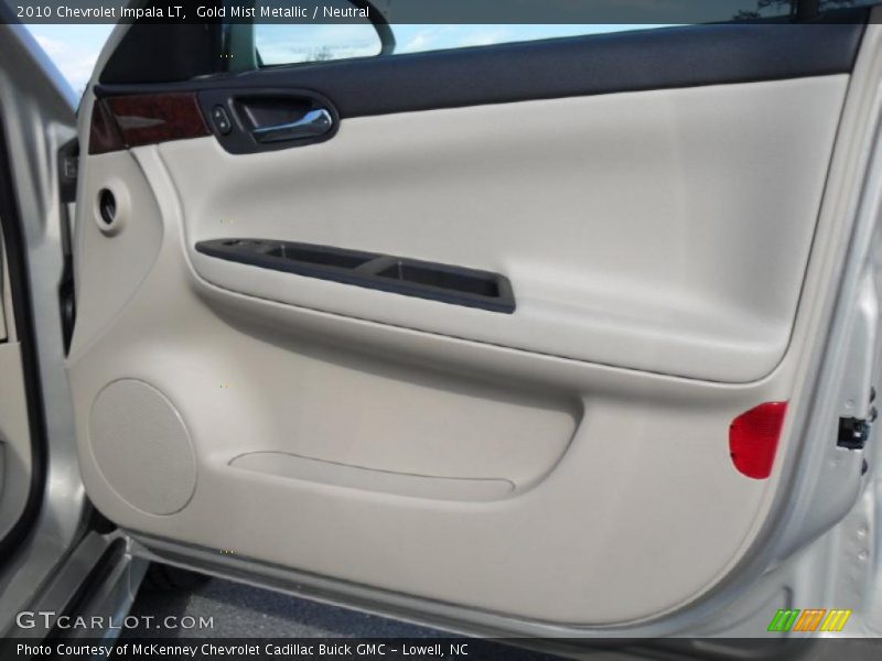 Gold Mist Metallic / Neutral 2010 Chevrolet Impala LT